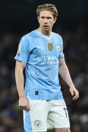 Photo for Kevin De Bruyne of Manchester City during the Premier League match Manchester City vs Burnley at Etihad Stadium, Manchester, United Kingdom, 31st January 202 - Royalty Free Image