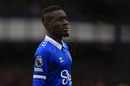 Photo for Idrissa Gueye of Everton during the Premier League match Everton vs Tottenham Hotspur at Goodison Park, Liverpool, United Kingdom, 3rd February 202 - Royalty Free Image