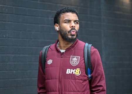 Photo for Vitinho of Burnley arrives ahead of the match, during the Premier League match Burnley vs Fulham at Turf Moor, Burnley, United Kingdom, 3rd February 202 - Royalty Free Image