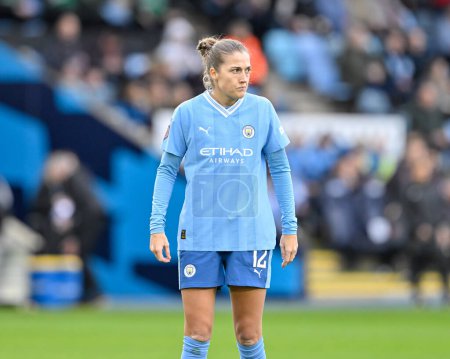 Photo for Filippa Angeldal of Manchester City Women, during the The FA Women's Super League match Manchester City Women vs Leicester City Women at Joie Stadium, Manchester, United Kingdom, 4th February 202 - Royalty Free Image