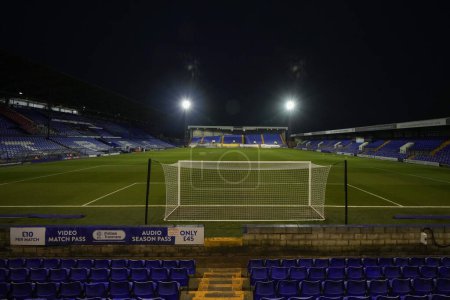 Photo for A general view of Prenton Park, home of Tranmere Rovers before the Sky Bet League 2 match Tranmere Rovers vs Morecambe at Prenton Park, Birkenhead, United Kingdom, 13th February 202 - Royalty Free Image