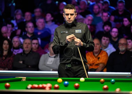 Photo for Mark Selby, during the 2024 BetVictor Welsh Open at Venue Cymru, Llandudno, United Kingdom, 12th February 202 - Royalty Free Image