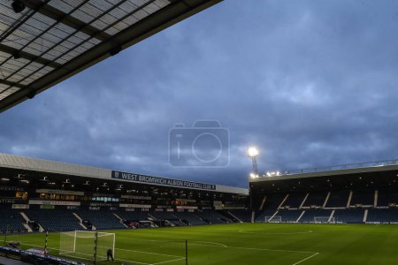 Photo for A general view inside of The Hawthorns, home of West Bromwich Albion ahead of the Sky Bet Championship match West Bromwich Albion vs Southampton at The Hawthorns, West Bromwich, United Kingdom, 16th February 202 - Royalty Free Image