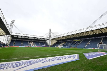 Photo for A general view of Deepdale ahead of the match, during the Sky Bet Championship match Preston North End vs Blackburn Rovers at Deepdale, Preston, United Kingdom, 17th February 202 - Royalty Free Image