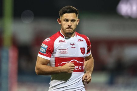 Photo for Niall Evalds of Hull KR during the Betfred Super League Round 2 match Hull KR vs Leeds Rhinos at Sewell Group Craven Park, Kingston upon Hull, United Kingdom, 22nd February 202 - Royalty Free Image