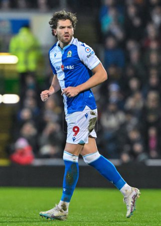 Photo for Sam Gallagher of Blackburn Rovers, during the Emirates FA Cup 5th Round match Blackburn Rovers vs Newcastle United at Ewood Park, Blackburn, United Kingdom, 27th February 202 - Royalty Free Image