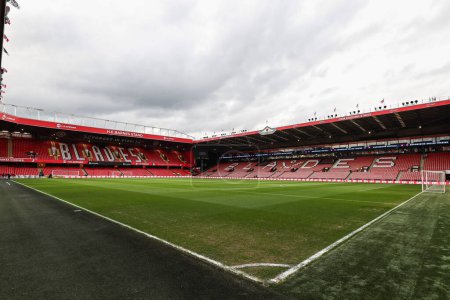 Photo for A general view of Bramall Lane, Home of Sheffield United ahead of the Premier League match Sheffield United vs Arsenal at Bramall Lane, Sheffield, United Kingdom, 4th March 202 - Royalty Free Image
