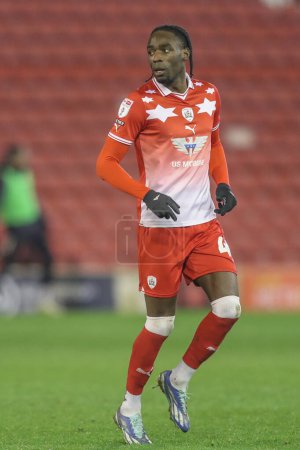 Photo for Devante Cole of Barnsley during the Sky Bet League 1 match Barnsley vs Bolton Wanderers at Oakwell, Barnsley, United Kingdom, 5th March 202 - Royalty Free Image