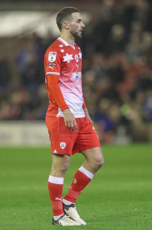 Photo for Adam Phillips of Barnsley during the Sky Bet League 1 match Barnsley vs Bolton Wanderers at Oakwell, Barnsley, United Kingdom, 5th March 202 - Royalty Free Image