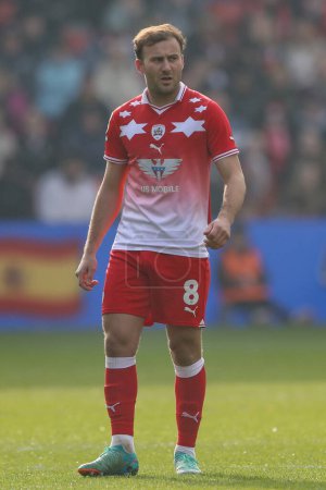 Photo for Herbie Kane of Barnsley during the Sky Bet League 1 match Barnsley vs Lincoln City at Oakwell, Barnsley, United Kingdom, 9th March 202 - Royalty Free Image