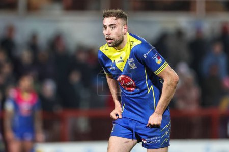 Photo for James Harrison of Warrington Wolves during the Betfred Super League Round 4 match Hull KR vs Warrington Wolves at Sewell Group Craven Park, Kingston upon Hull, United Kingdom, 7th March 202 - Royalty Free Image