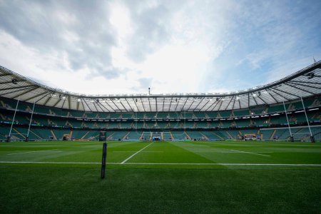 Photo for General view of Twickenham Stadium before the 2024 Guinness 6 Nations match England vs Ireland at Twickenham Stadium, Twickenham, United Kingdom, 9th March 202 - Royalty Free Image