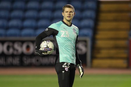 Photo for Ben Killip of Barnsley in the pregame warmup session during the Sky Bet League 1 match Carlisle United vs Barnsley at Brunton Park, Carlisle, United Kingdom, 12th March 202 - Royalty Free Image