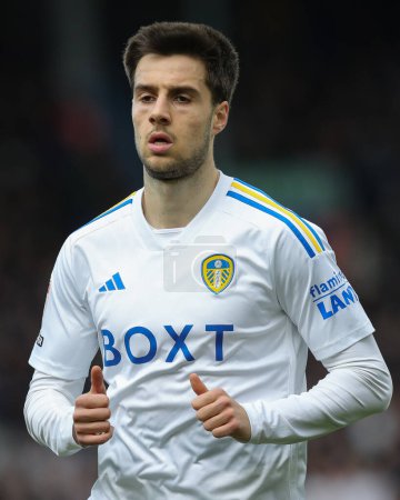 Photo for Ilia Gruev of Leeds United during the Sky Bet Championship match Leeds United vs Millwall at Elland Road, Leeds, United Kingdom, 17th March 202 - Royalty Free Image
