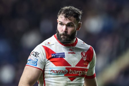 Photo for Alex Walmsley of St. Helens during the Betfred Super League Round 5 match Leeds Rhinos vs St Helens at Headingley Stadium, Leeds, United Kingdom, 15th March 202 - Royalty Free Image
