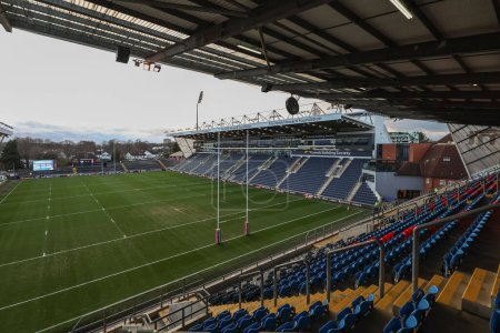 Photo for A general view of Headingley Stadium ahead of the Betfred Super League Round 5 match Leeds Rhinos vs St Helens at Headingley Stadium, Leeds, United Kingdom, 15th March 202 - Royalty Free Image