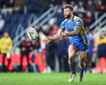 Photo for Andy Ackers of Leeds Rhinos in action during the Betfred Super League Round 5 match Leeds Rhinos vs St Helens at Headingley Stadium, Leeds, United Kingdom, 15th March 202 - Royalty Free Image