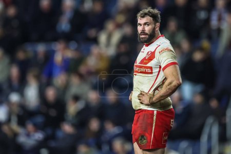 Photo for Alex Walmsley of St. Helens during the Betfred Super League Round 5 match Leeds Rhinos vs St Helens at Headingley Stadium, Leeds, United Kingdom, 15th March 202 - Royalty Free Image