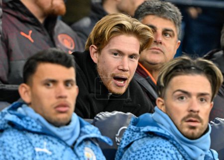 Photo for Kevin De Bruyne of Manchester City, during the Emirates FA Cup Quarter- Final match Manchester City vs Newcastle United at Etihad Stadium, Manchester, United Kingdom, 16th March 202 - Royalty Free Image