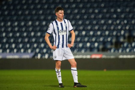 Photo for Matt Richards of West Bromwich Albion during the Premier League 2 U23 match West Bromwich Albion vs Manchester United at The Hawthorns, West Bromwich, United Kingdom, 18th March 202 - Royalty Free Image