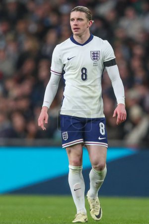 Téléchargez les photos : Conor Gallagher d'Angleterre lors du match amical international Angleterre vs Brésil au Wembley Stadium, Londres, Royaume-Uni, 23 mars 202 - en image libre de droit
