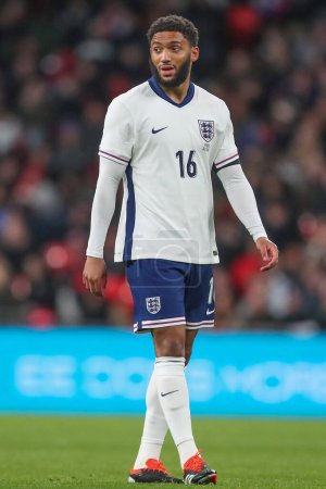 Téléchargez les photos : Joe Gomez d'Angleterre lors du match amical international Angleterre vs Brésil au Wembley Stadium, Londres, Royaume-Uni, 23 mars 202 - en image libre de droit