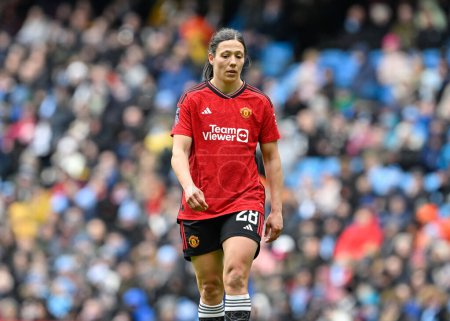 Photo for Rachel Williams of Manchester United Women, during The FA Women's Super League match Manchester City Women vs Manchester United Women at Etihad Stadium, Manchester, United Kingdom, 23rd March 202 - Royalty Free Image