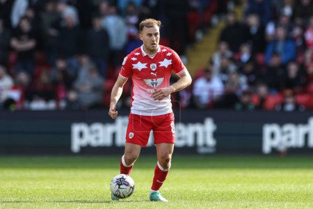 Photo for Herbie Kane of Barnsley with the ball during the Sky Bet League 1 match Barnsley vs Cambridge United at Oakwell, Barnsley, United Kingdom, 29th March 202 - Royalty Free Image