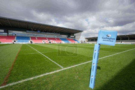 Photo for General view of the Salford Community Stadium before the Gallagher Premiership match Sale Sharks vs Exeter Chiefs at Salford Community Stadium, Eccles, United Kingdom, 31st March 202 - Royalty Free Image