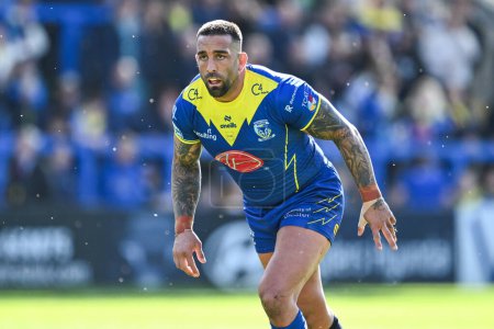 Photo for Paul Vaughan of Warrington Wolves during the Betfred Super League match Warrington Wolves vs Catalans Dragons at Halliwell Jones Stadium, Warrington, United Kingdom, 30th March 202 - Royalty Free Image
