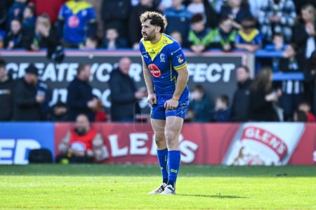 Photo for Toby King of Warrington Wolves during the Betfred Super League match Warrington Wolves vs Catalans Dragons at Halliwell Jones Stadium, Warrington, United Kingdom, 30th March 202 - Royalty Free Image