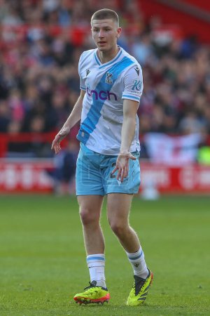 Photo for Adam Wharton of Crystal Palace  during the Premier League match Nottingham Forest vs Crystal Palace at City Ground, Nottingham, United Kingdom, 30th March 202 - Royalty Free Image