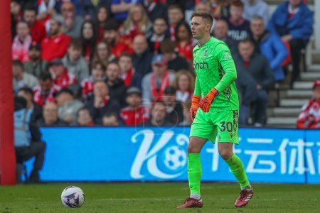 Photo for Dean Henderson of Crystal Palace during the Premier League match Nottingham Forest vs Crystal Palace at City Ground, Nottingham, United Kingdom, 30th March 202 - Royalty Free Image