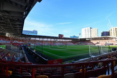 Photo for A general view of The Gtech Community Stadium ahead of the Premier League match Brentford vs Manchester United at The Gtech Community Stadium, London, United Kingdom, 30th March 202 - Royalty Free Image