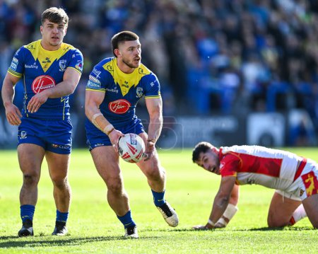 Photo for Danny Walker of Warrington Wolves in action during the Betfred Super League match Warrington Wolves vs Catalans Dragons at Halliwell Jones Stadium, Warrington, United Kingdom, 30th March 202 - Royalty Free Image