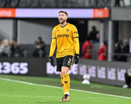 Photo for Matt Doherty of Wolverhampton Wanderers, during the Premier League match Burnley vs Wolverhampton Wanderers at Turf Moor, Burnley, United Kingdom, 2nd April 202 - Royalty Free Image