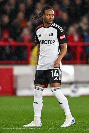 Photo for Bobby Reid of Fulham during the Premier League match Nottingham Forest vs Fulham at City Ground, Nottingham, United Kingdom, 2nd April 202 - Royalty Free Image