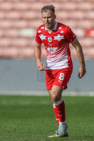 Photo for Herbie Kane of Barnsley during the Sky Bet League 1 match Barnsley vs Reading at Oakwell, Barnsley, United Kingdom, 13th April 202 - Royalty Free Image