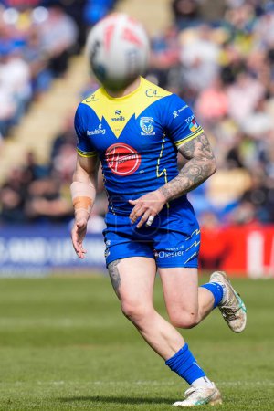 Photo for Sam Powell of Warrington Wolves during the Betfred Super League Round 8 match Warrington Wolves vs Leigh Leopards at Halliwell Jones Stadium, Warrington, United Kingdom, 20th April 202 - Royalty Free Image