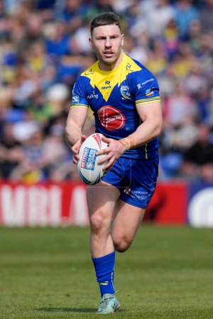 Photo for George Williams of Warrington Wolves during the Betfred Super League Round 8 match Warrington Wolves vs Leigh Leopards at Halliwell Jones Stadium, Warrington, United Kingdom, 20th April 202 - Royalty Free Image