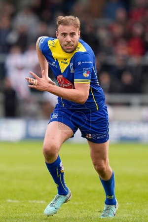 Photo for James Harrison of Warrington Wolves during the Betfred Super League Round 9 match Salford Red Devils vs Warrington Wolves at Salford Community Stadium, Eccles, United Kingdom, 27th April 202 - Royalty Free Image