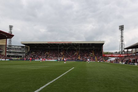 Photo for Scenes from the game during the Sky Bet League 1 match Barnsley vs Northampton Town at Oakwell, Barnsley, United Kingdom, 27th April 202 - Royalty Free Image