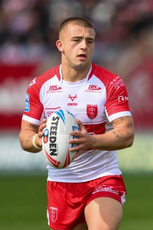 Photo for Mikey Lewis of Hull KR in action during the Betfred Super League Round 10 match Hull KR vs St Helens at Sewell Group Craven Park, Kingston upon Hull, United Kingdom, 4th May 2024 - Royalty Free Image