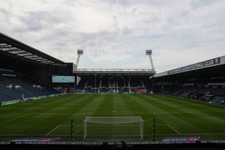 Photo for A general view inside of The Hawthorns, home of West Bromwich Albion ahead of the Sky Bet Championship Play-Off Semi-Final First Leg match West Bromwich Albion vs Southampton at The Hawthorns, West Bromwich, United Kingdom, 12th May 2024 - Royalty Free Image