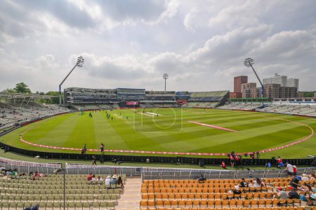 Téléchargez les photos : Vue générale d'Edgbaston avant le premier match international T20 Angleterre femmes vs Pakistan femmes à Edgbaston, Birmingham, Royaume-Uni, 11 mai 2024 - en image libre de droit