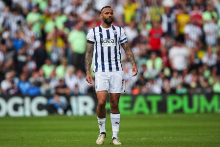 Photo for Kyle Bartley of West Bromwich Albion during the Sky Bet Championship Play-Off Semi-Final First Leg match West Bromwich Albion vs Southampton at The Hawthorns, West Bromwich, United Kingdom, 12th May 2024 - Royalty Free Image