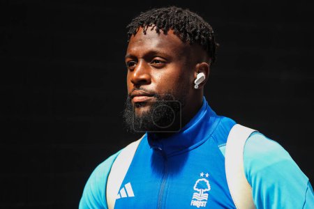 Photo for Divock Origi of Nottingham Forest arrives ahead of the Premier League match Burnley vs Nottingham Forest at Turf Moor, Burnley, United Kingdom, 19th May 2024 - Royalty Free Image
