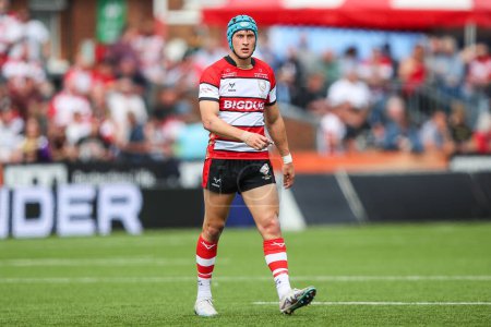 Photo for Josh Hathaway of Gloucester Rugby during the Gallagher Premiership match Gloucester Rugby vs Newcastle Falcons at Kingsholm Stadium, Gloucester, United Kingdom, 18th May 2024 - Royalty Free Image