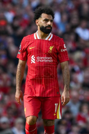 Photo for Mohamed Salah of Liverpool during the Premier League match Liverpool vs Wolverhampton Wanderers at Anfield, Liverpool, United Kingdom, 19th May 2024 - Royalty Free Image