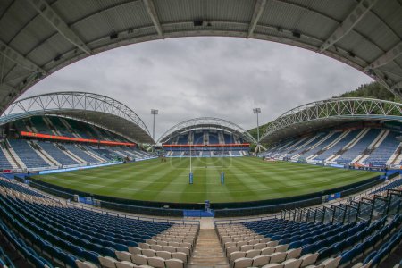 Photo for A general view of the John Smiths Stadium during the Betfred Super League Round 12 match Huddersfield Giants vs Leigh Leopards at John Smith's Stadium, Huddersfield, United Kingdom, 24th May 2024 - Royalty Free Image